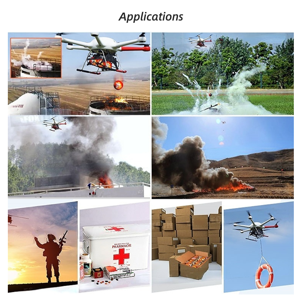 S300 150Kg (330 lb) Heavy-Lift Firefighting Drone